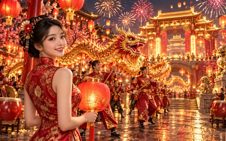 CHINESE NEW YEAR MOREWAYS အကြောင်းအရာကို ဖော်ပြသည့် editorial concept art