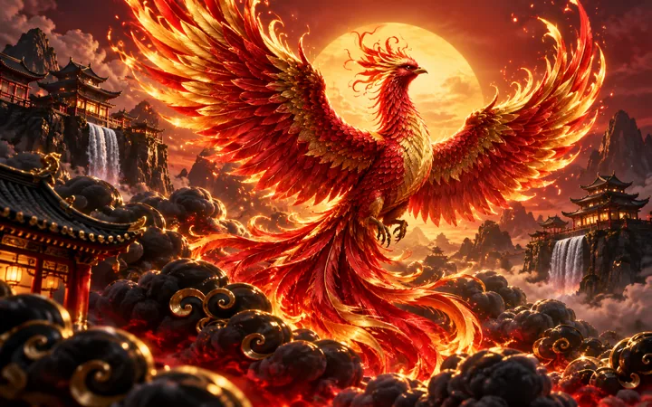 PHOENIX FEVER JACKPOT အကြောင်းအရာကို ဖော်ပြသည့် editorial concept art
