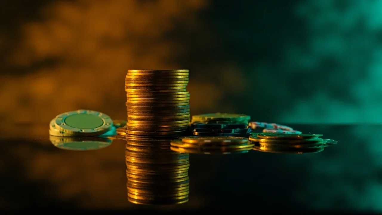 Stack of coins representing mobile wallet payment methods